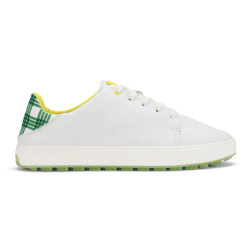 Wailea - Bright White / Medium Green
